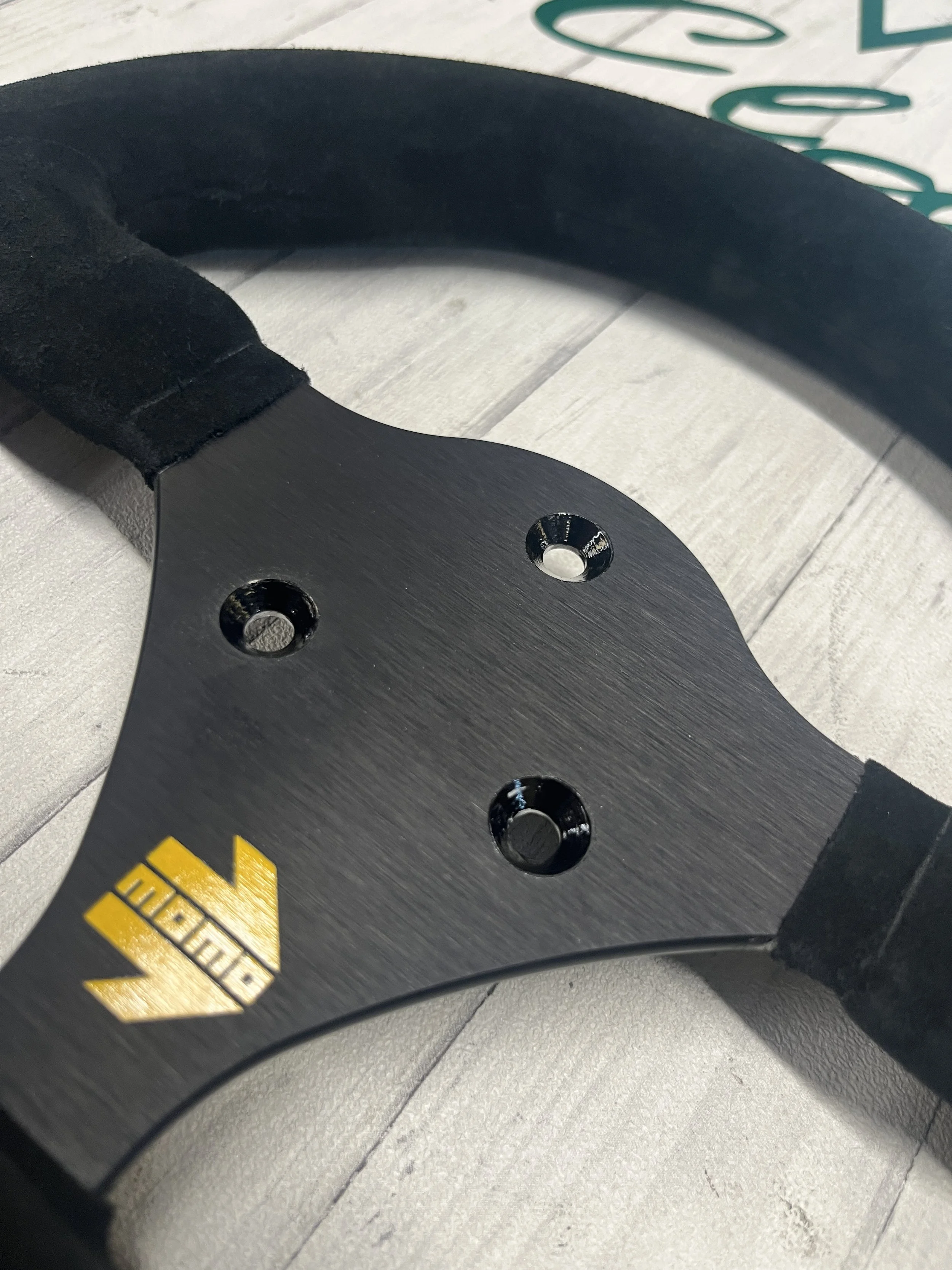 【Momo】 Momo Leather Steering Wheel — Sevens & Classics